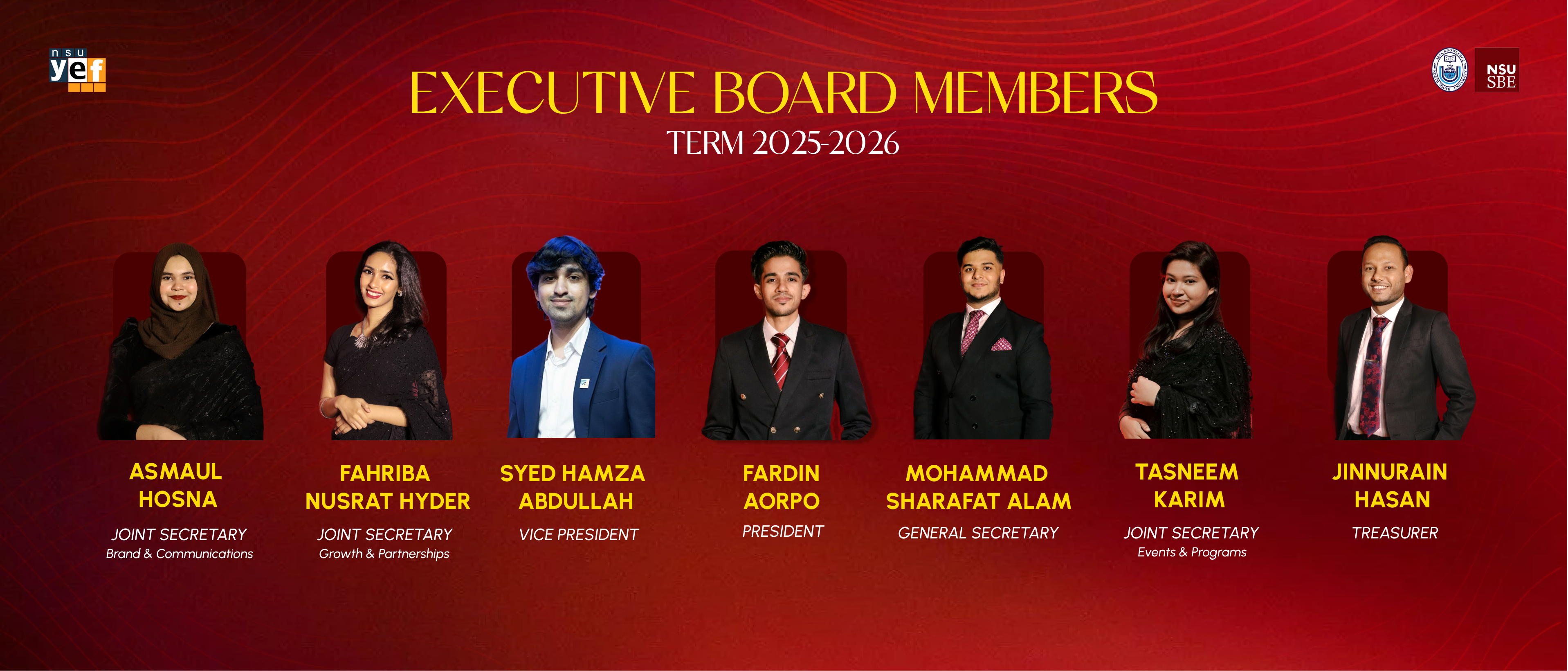 YEF Executive Body Banner